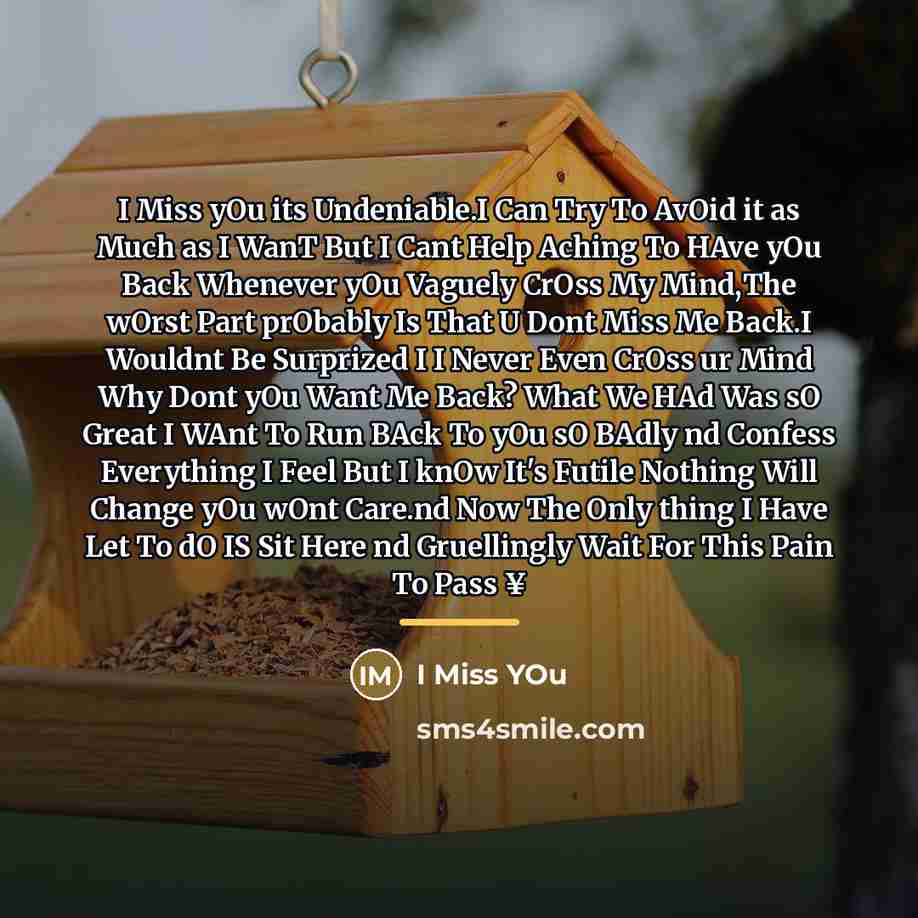 “I Miss yOu its Undeniable.I Can Try To AvOid it…” quote by I Miss YOu