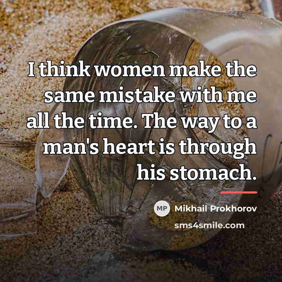 “I think women make the same mistake with me all…” quote by Mikhail Prokhorov