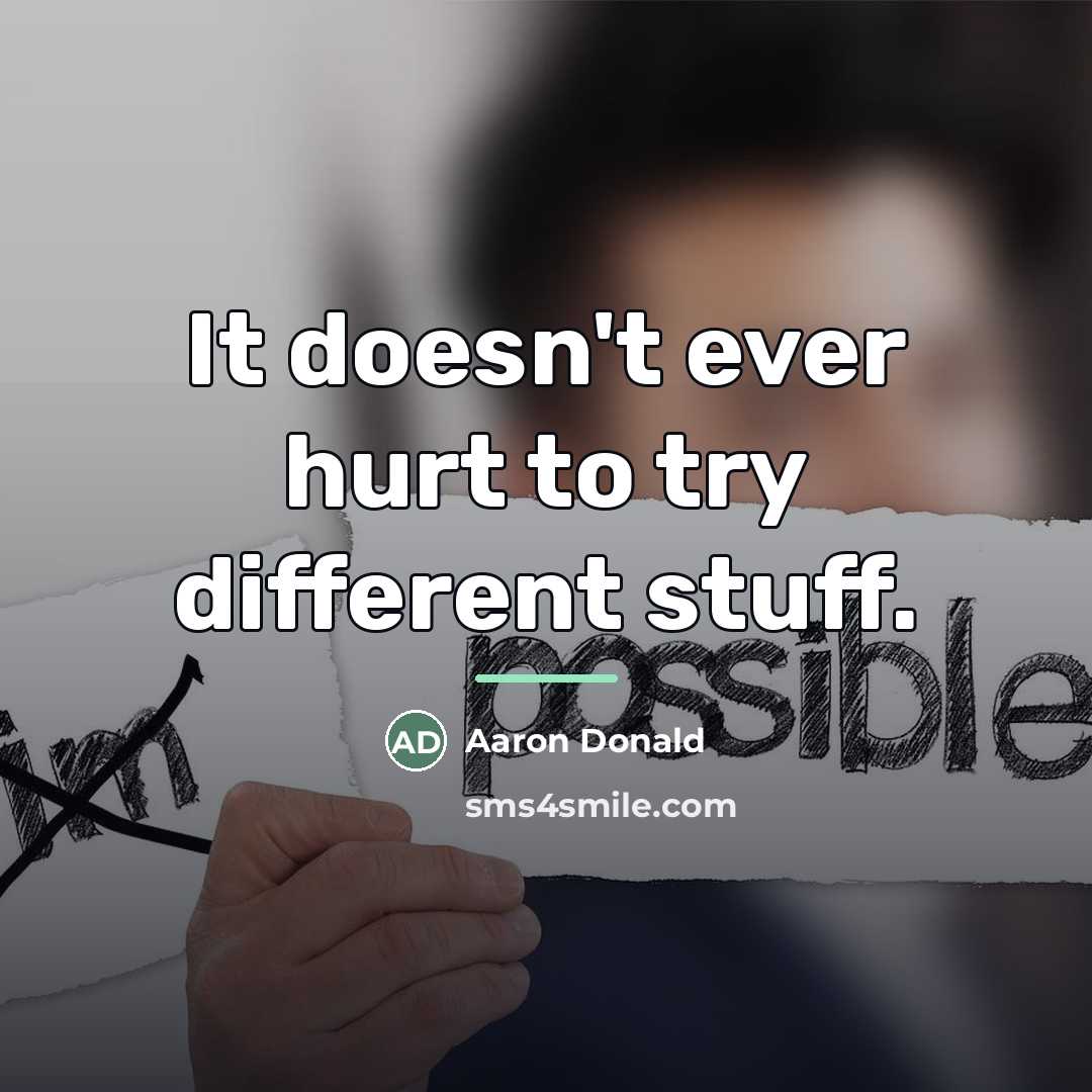 “It doesn't ever hurt to try different stuff.…” quote by Aaron Donald
