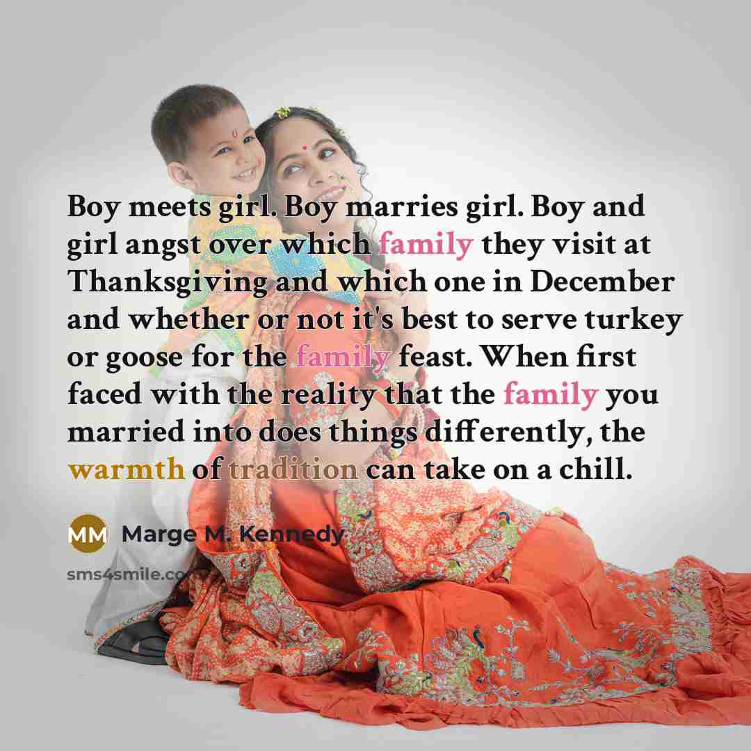“Boy meets girl. Boy marries girl. Boy and girl angst…” quote by Marge M. Kennedy