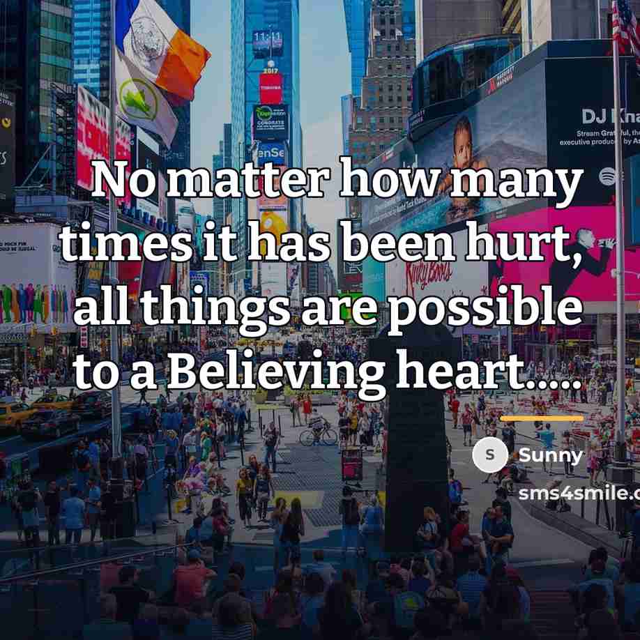 “No matter how many times it has been hurt, all…” quote by Sunny