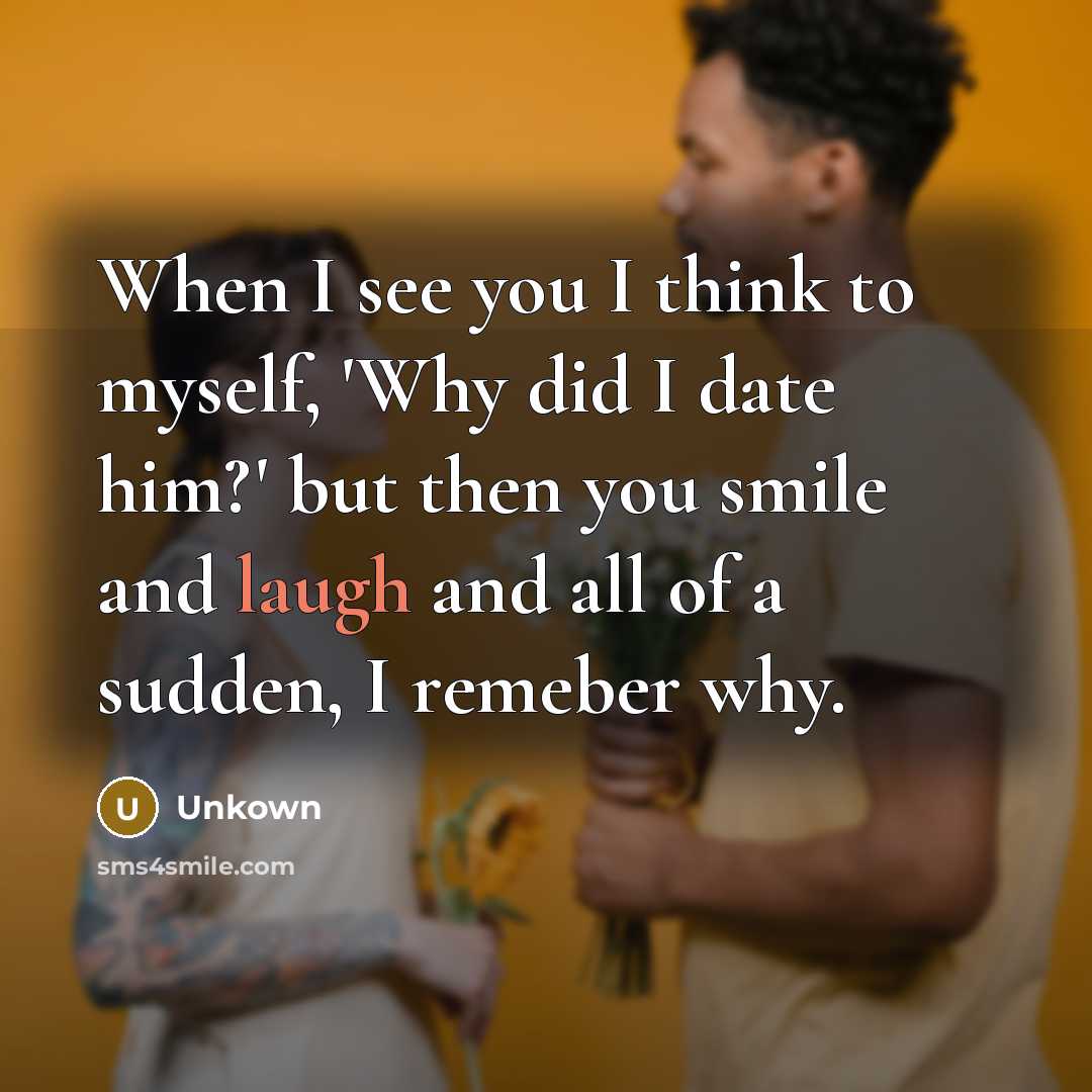 “When I see you I think to myself, 'Why did…” quote by Unkown