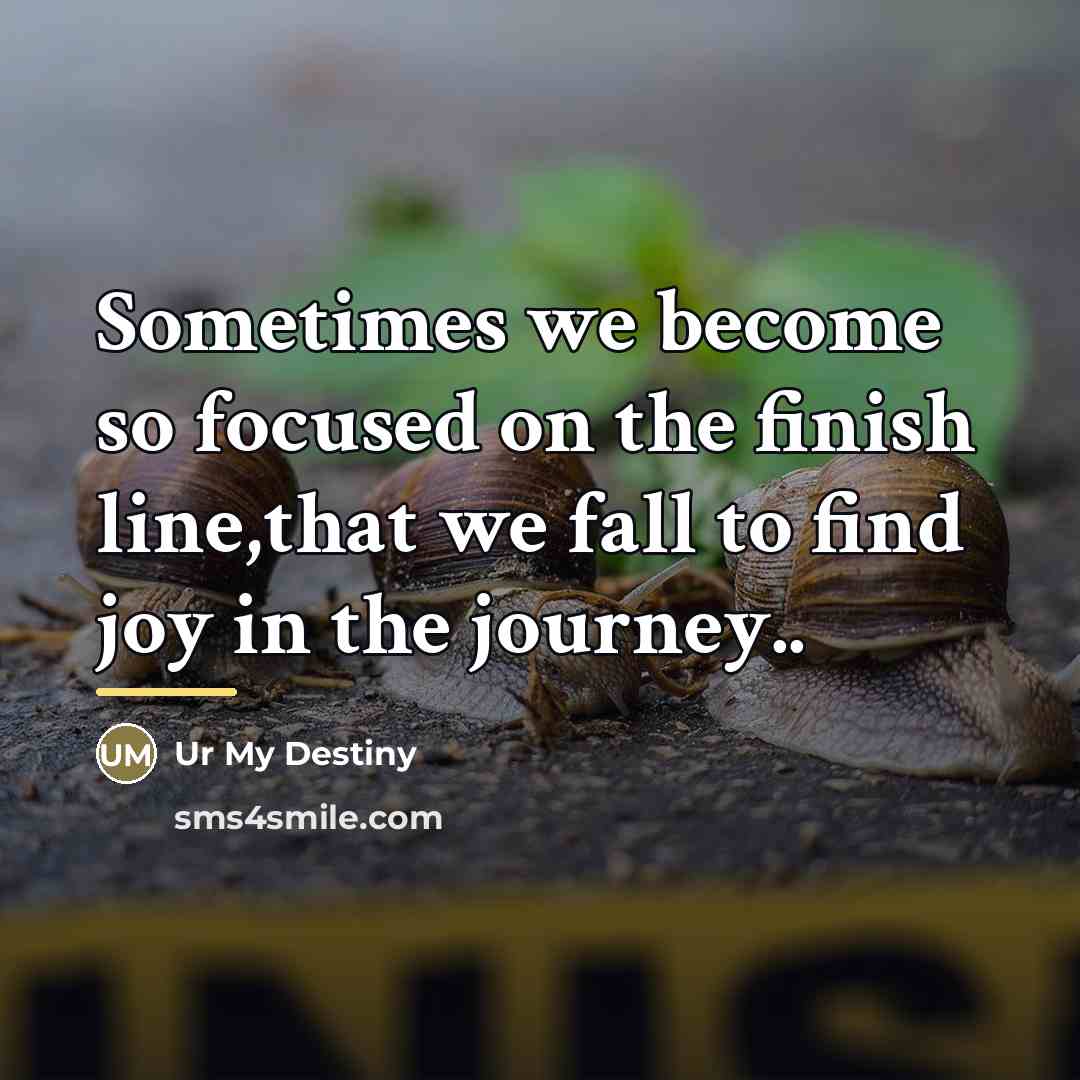 “Sometimes we become so focused on the finish line,that we…” quote by Ur My Destiny