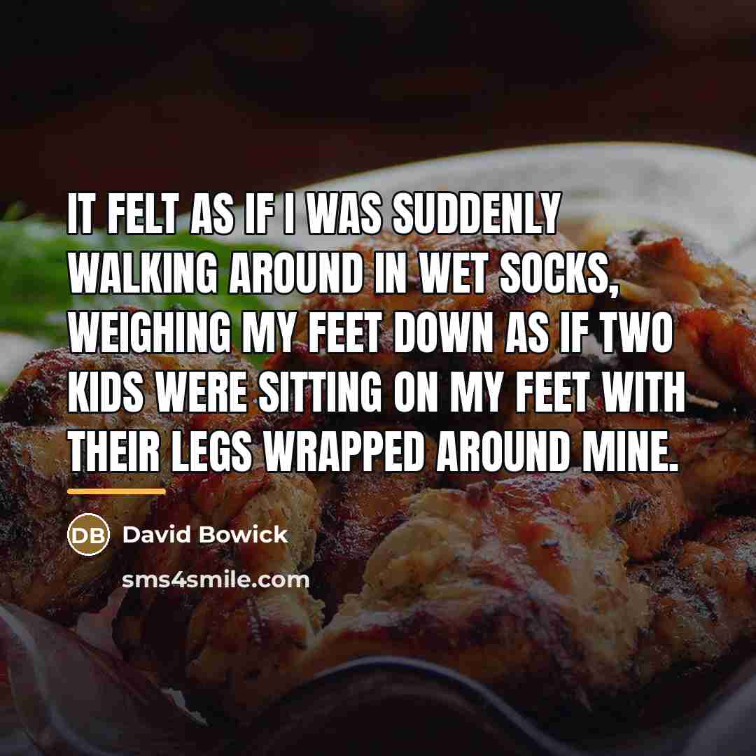 “It felt as if I was suddenly walking around in…” quote by David Bowick