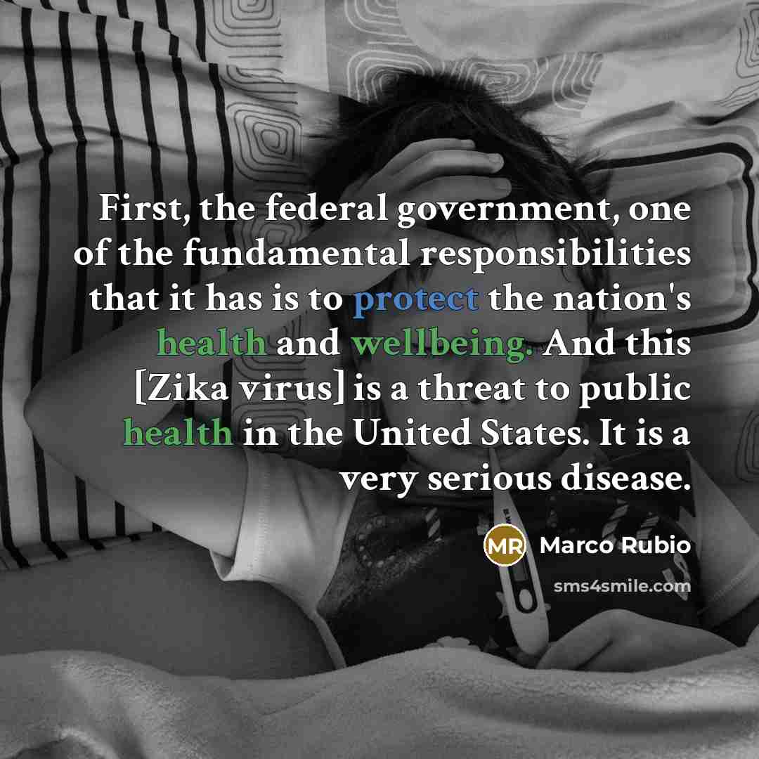 “First, the federal government, one of the fundamental responsibilities that…” quote by Marco Rubio