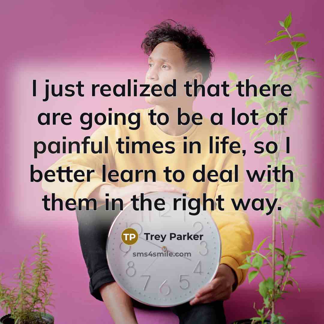 “I just realized that there are going to be a…” quote by Trey Parker