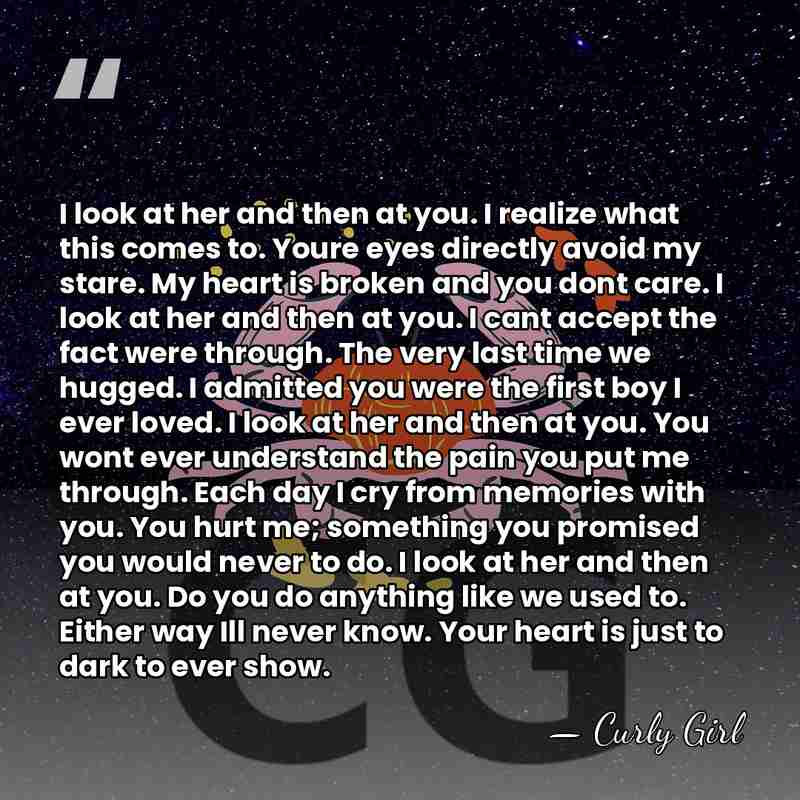 I look at her and then at you. I realize what this&hellip; - Curly Girl