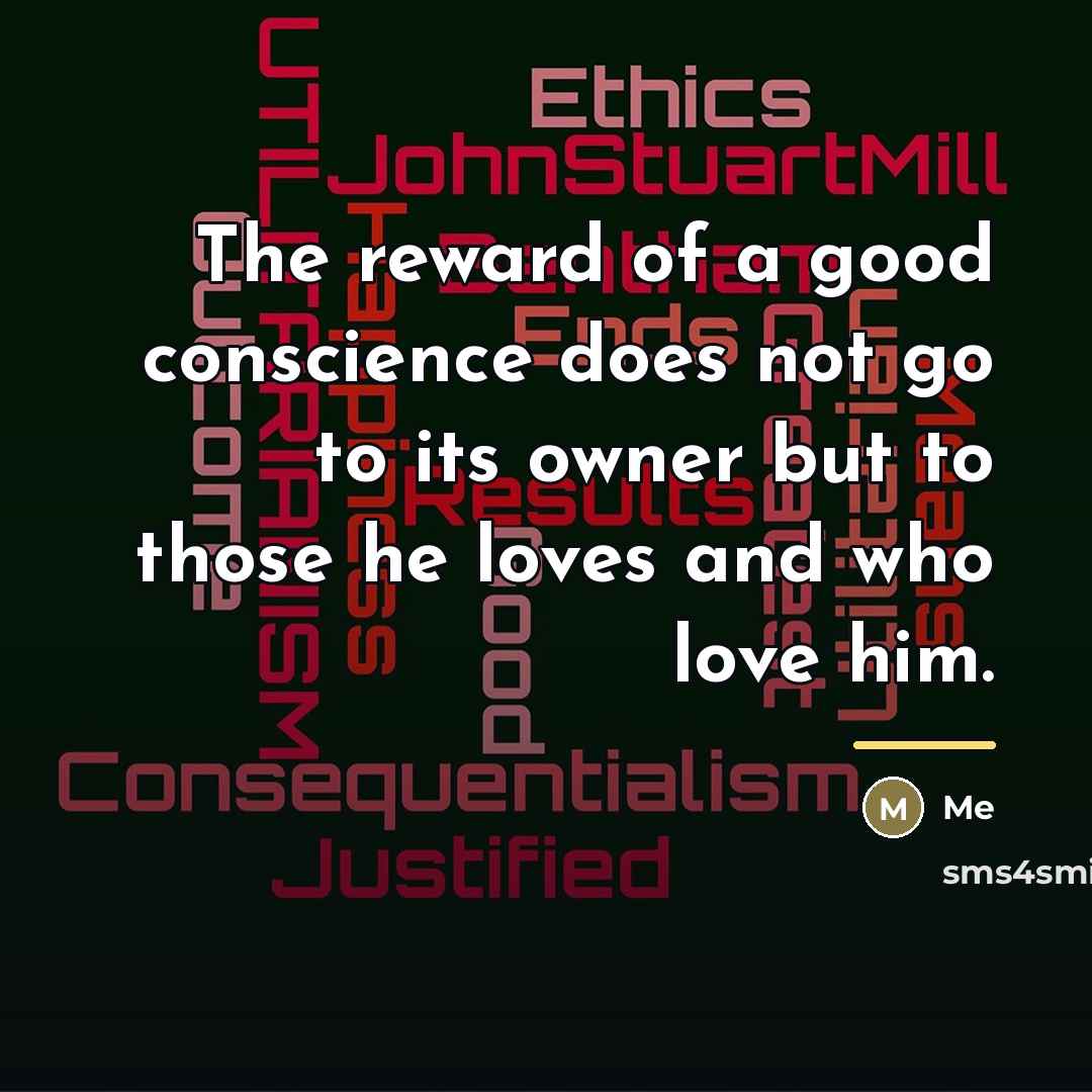 “The reward of a good conscience does not go to…” quote by Me