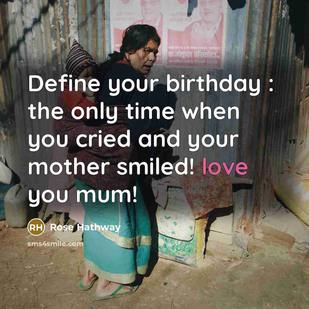 “Define your birthday : the only time when you cried…” quote by Rose Hathway