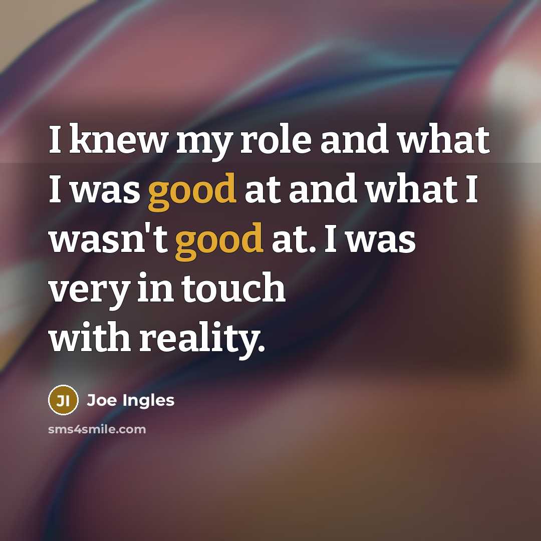 “I knew my role and what I was good at…” quote by Joe Ingles