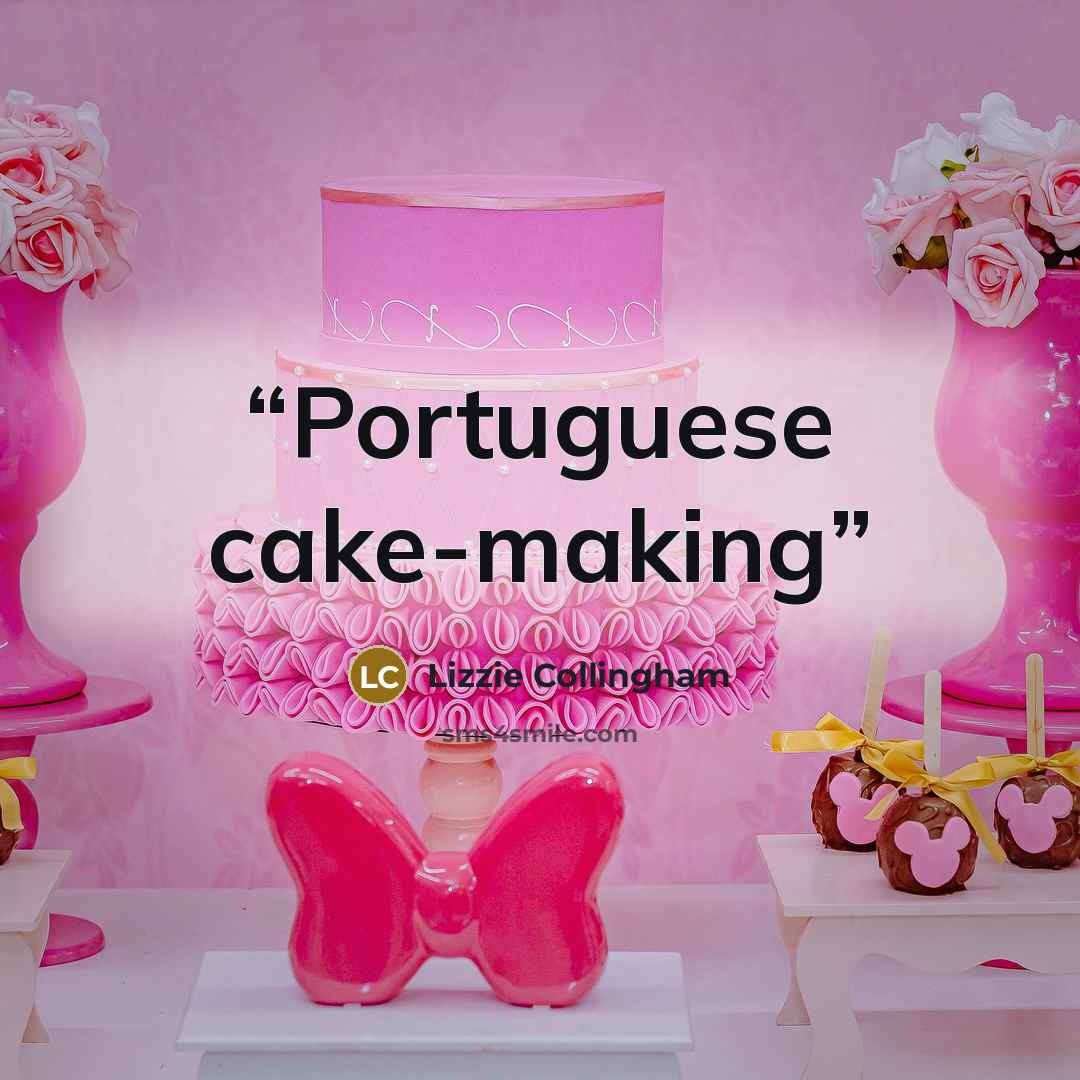 “Portuguese cake-making” quote by Lizzie Collingham