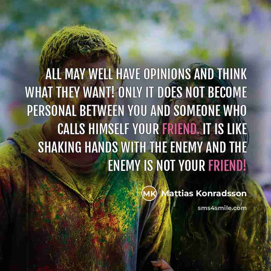 “All may well have opinions and think what they want!…” quote by Mattias Konradsson