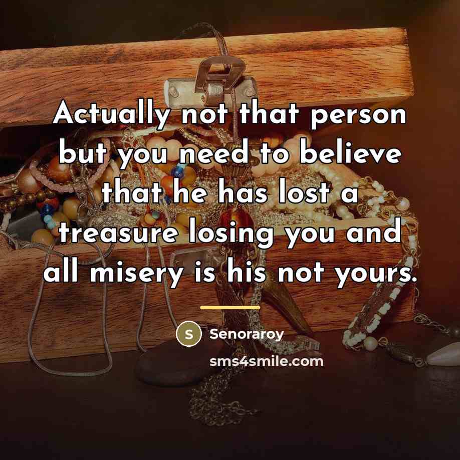 “Actually not that person but you need to believe that…” quote by Senoraroy