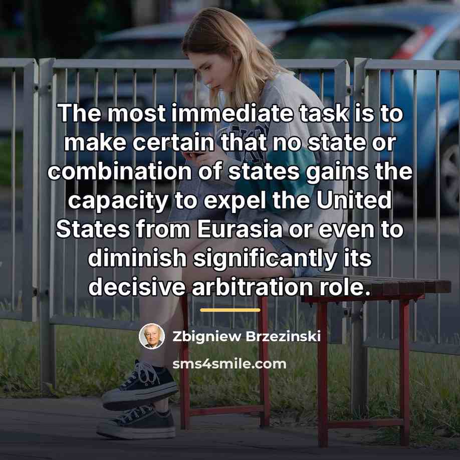 “The most immediate task is to make certain that no…” quote by Zbigniew Brzezinski