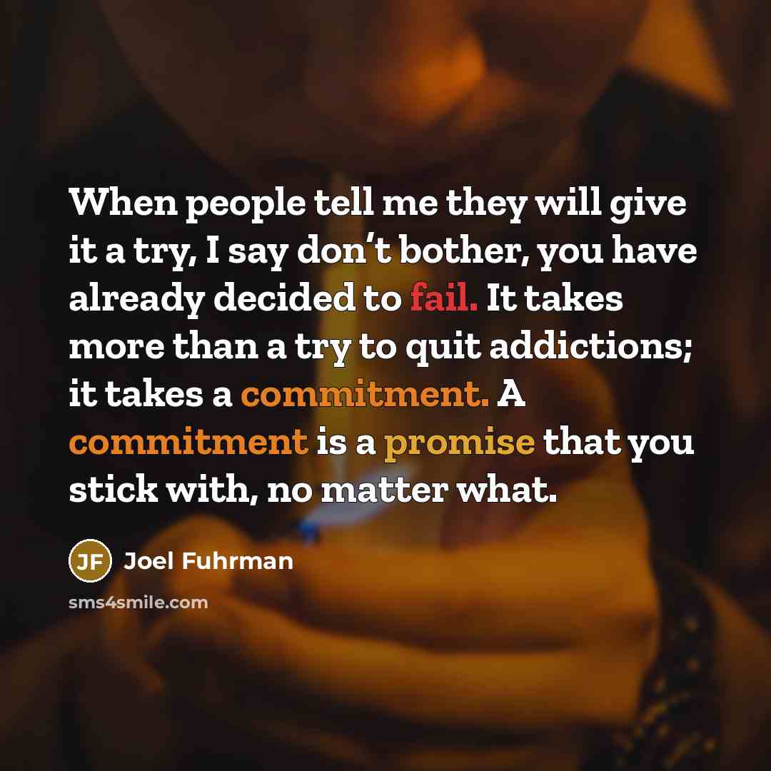 “When people tell me they will give it a try,…” quote by Joel Fuhrman