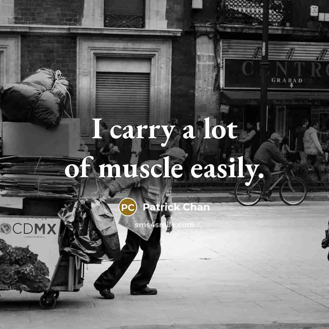 “I carry a lot of muscle easily.…” quote by Patrick Chan