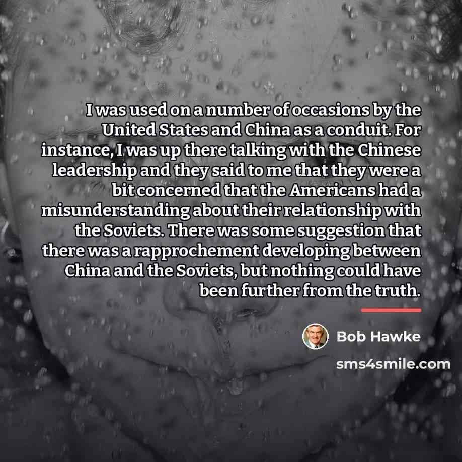 “I was used on a number of occasions by the…” quote by Bob Hawke