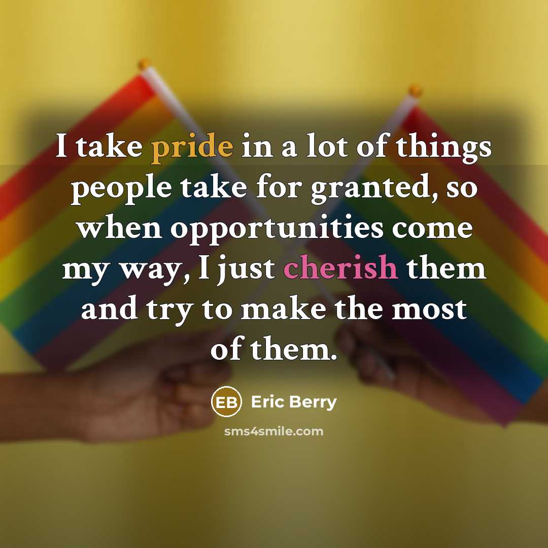 “I take pride in a lot of things people take…” quote by Eric Berry