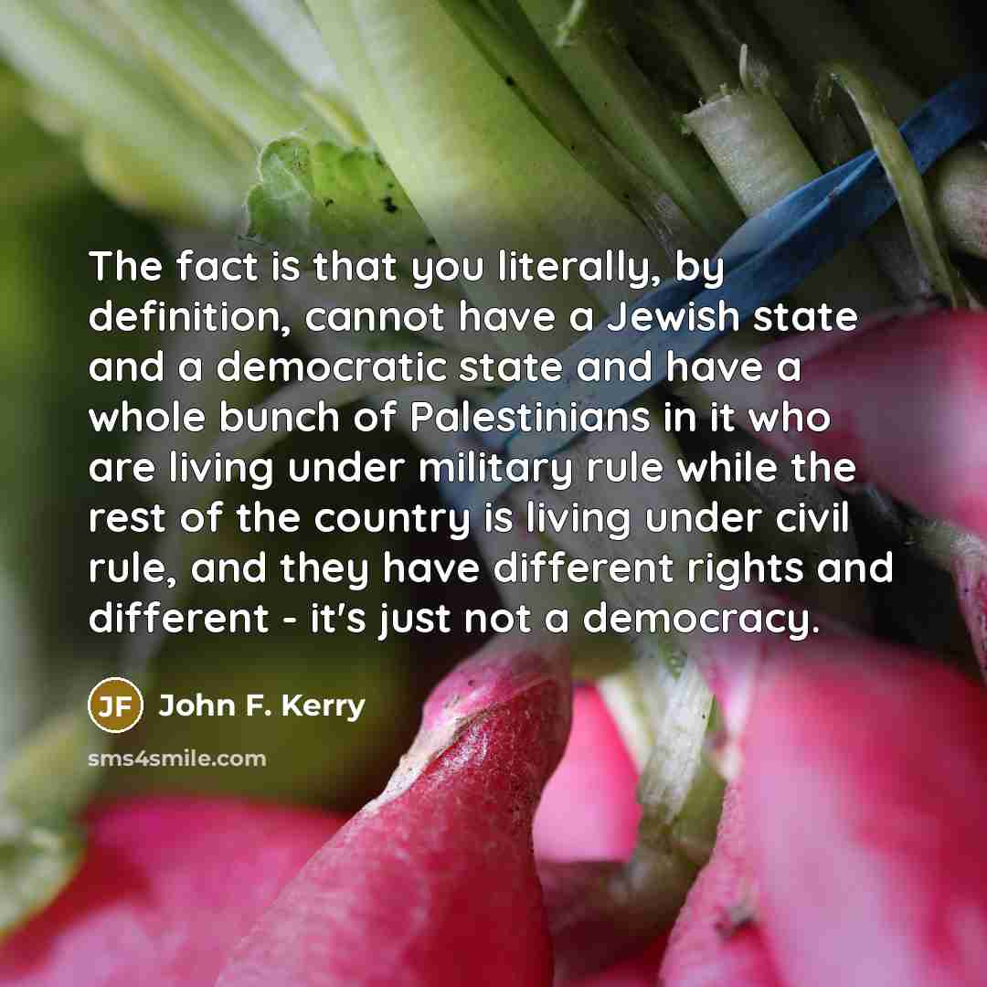 “The fact is that you literally, by definition, cannot have…” quote by John F. Kerry