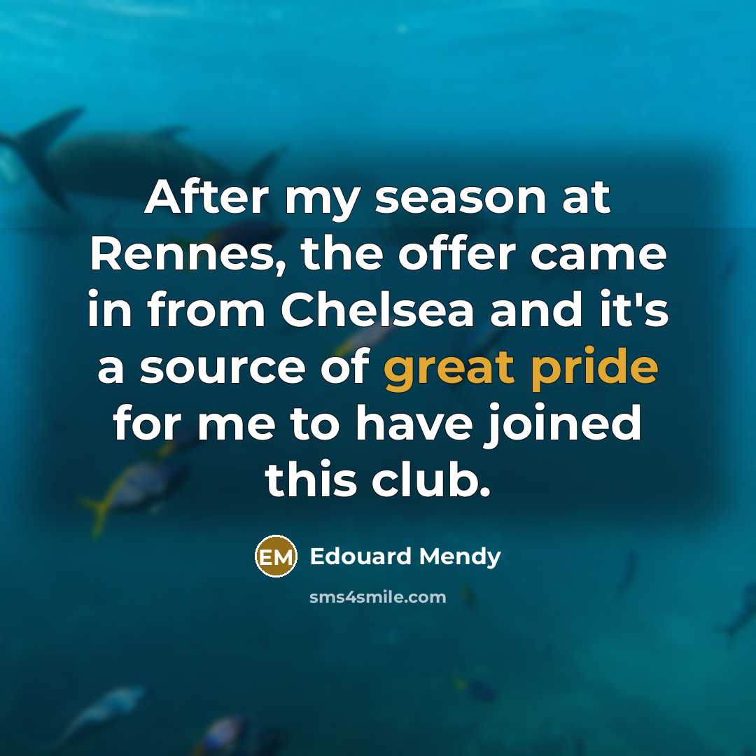 “After my season at Rennes, the offer came in from…” quote by Edouard Mendy