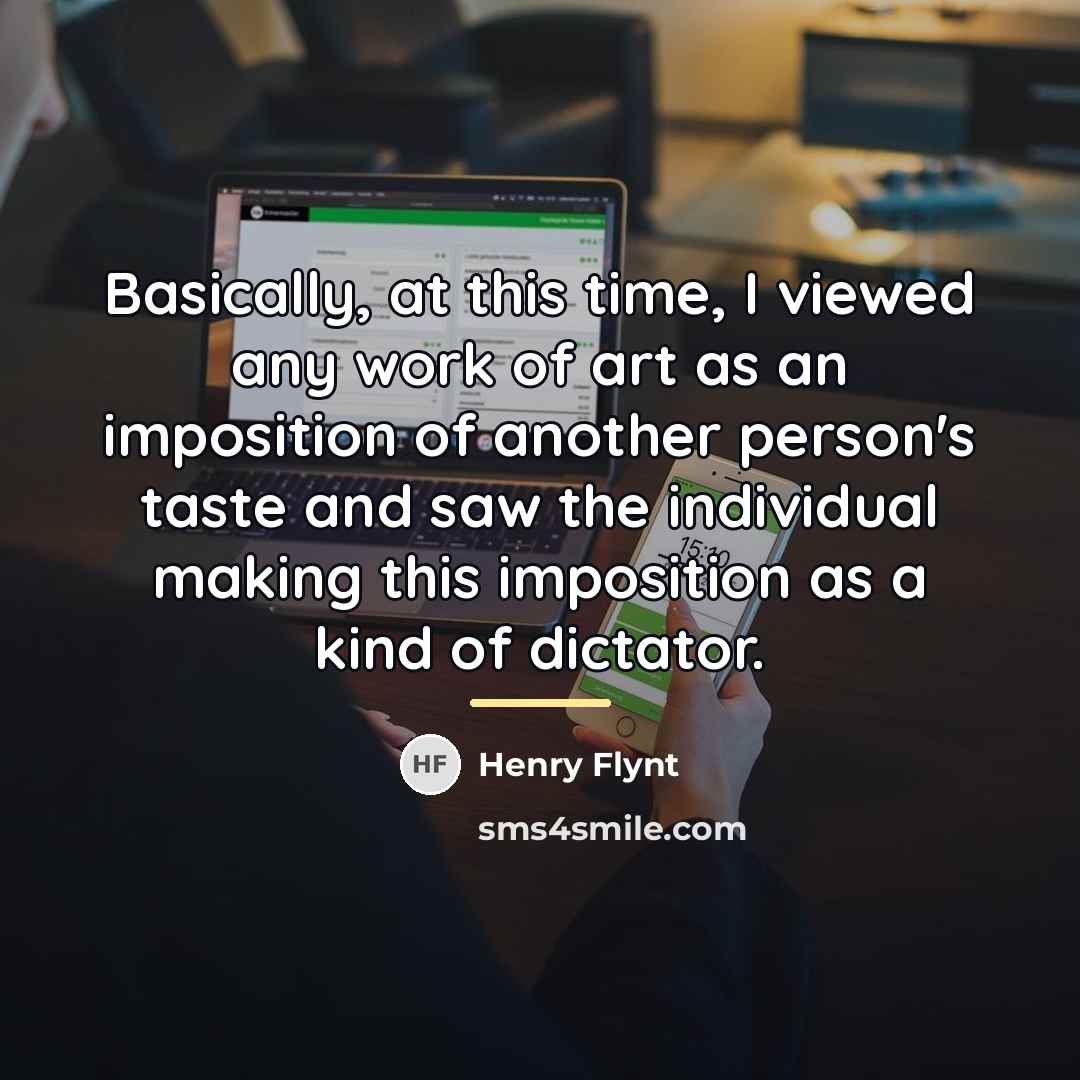 “Basically, at this time, I viewed any work of art…” quote by Henry Flynt