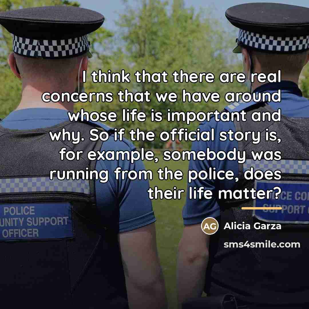 “I think that there are real concerns that we have…” quote by Alicia Garza