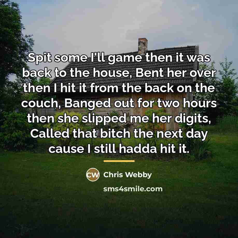 “Spit some I'll game then it was back to the…” quote by Chris Webby
