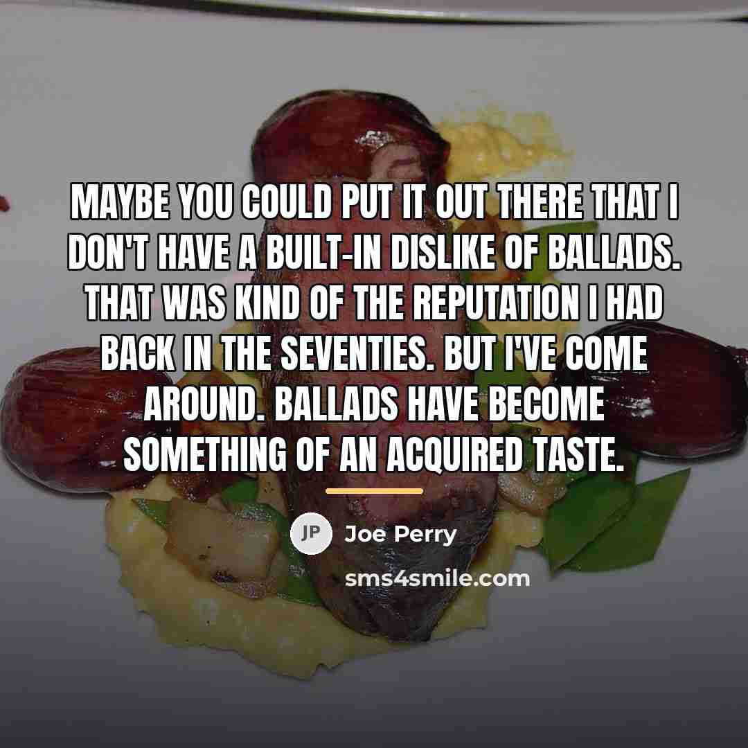 “Maybe you could put it out there that I don't…” quote by Joe Perry