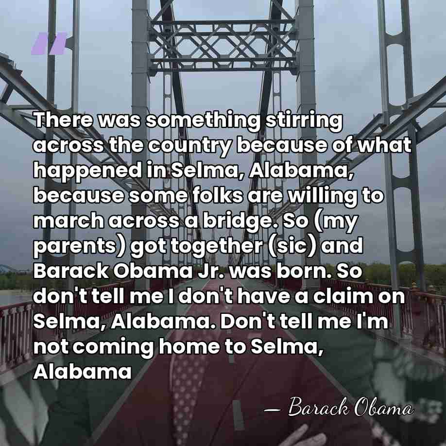 There was something stirring across the country because of what happened in&hellip; - Barack Obama