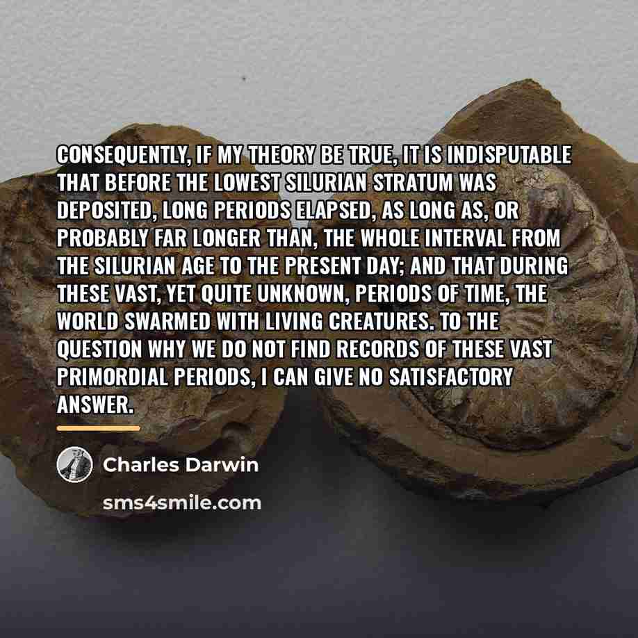 “Consequently, if my theory be true, it is indisputable that…” quote by Charles Darwin