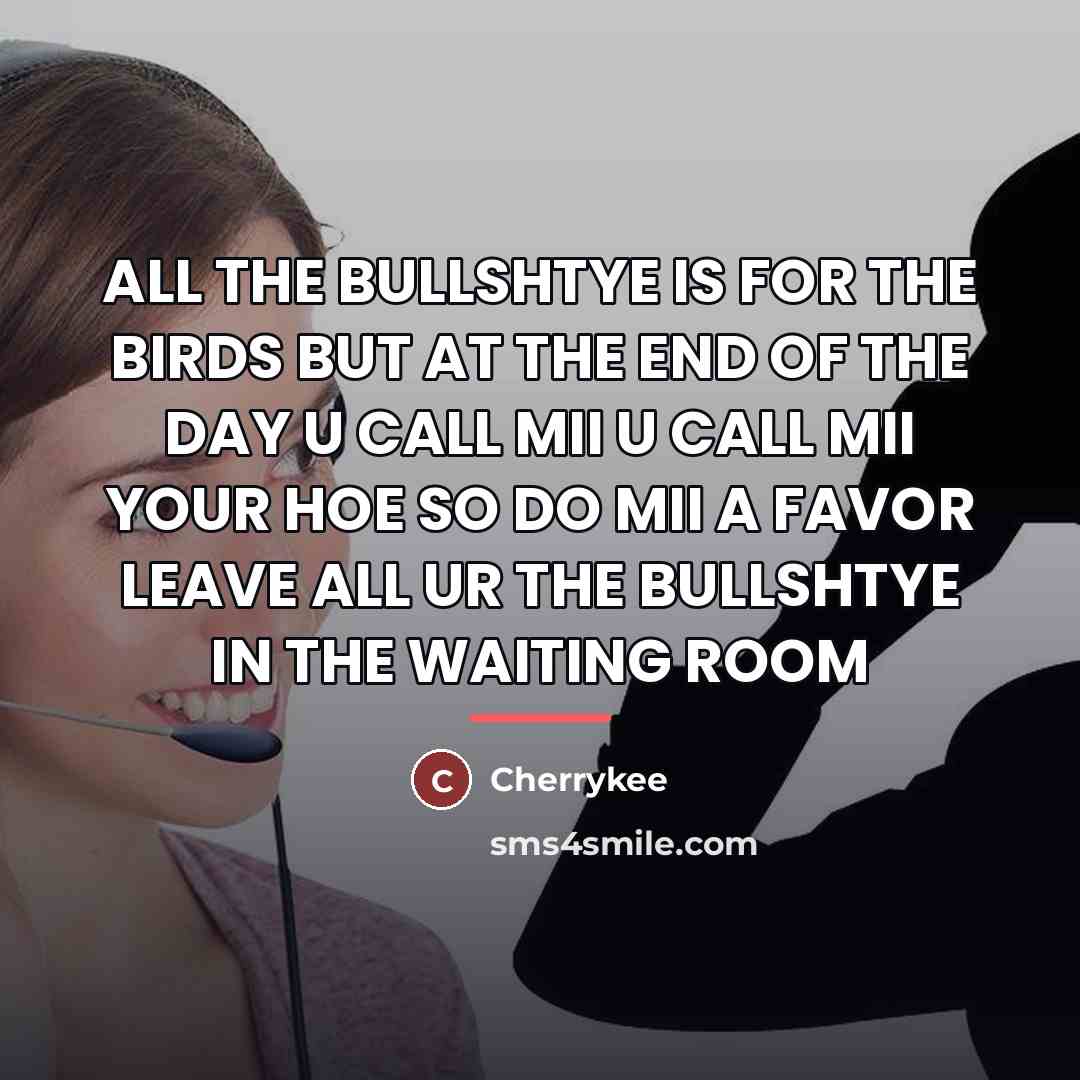 “ALL THE BULLSHTYE IS FOR THE BIRDS BUT AT THE…” quote by Cherrykee
