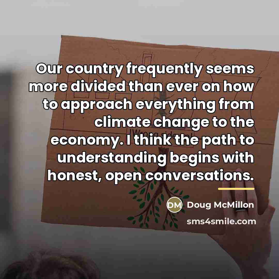 “Our country frequently seems more divided than ever on how…” quote by Doug McMillon