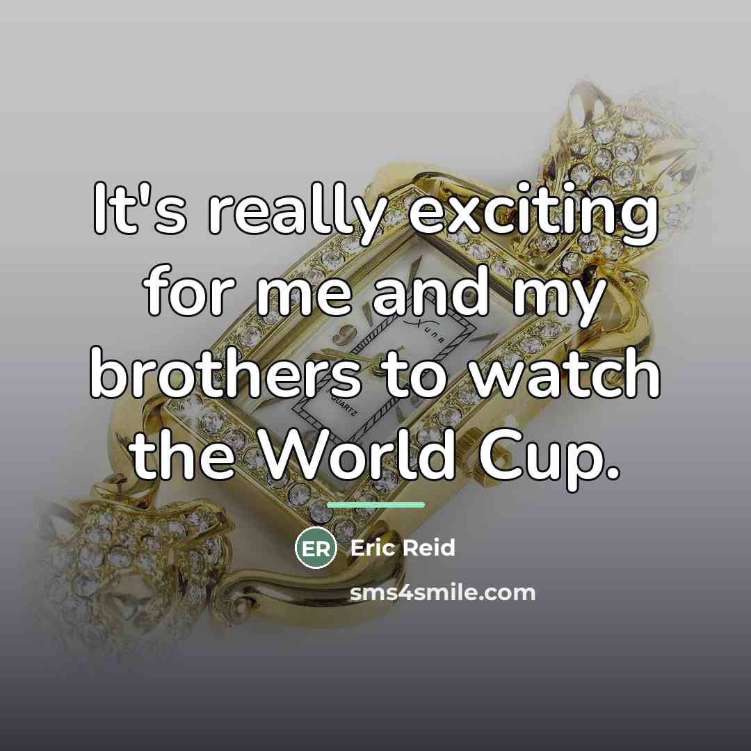 “It's really exciting for me and my brothers to watch…” quote by Eric Reid