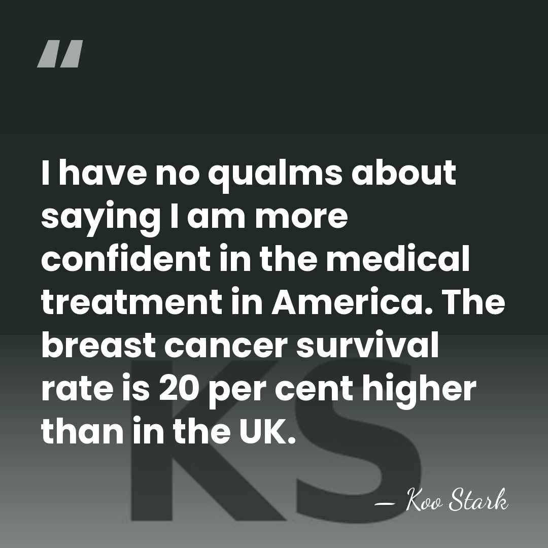 I have no qualms about saying I am more confident in the&hellip; - Koo Stark
