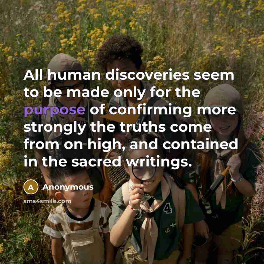 “All human discoveries seem to be made only for the…” quote by Anonymous