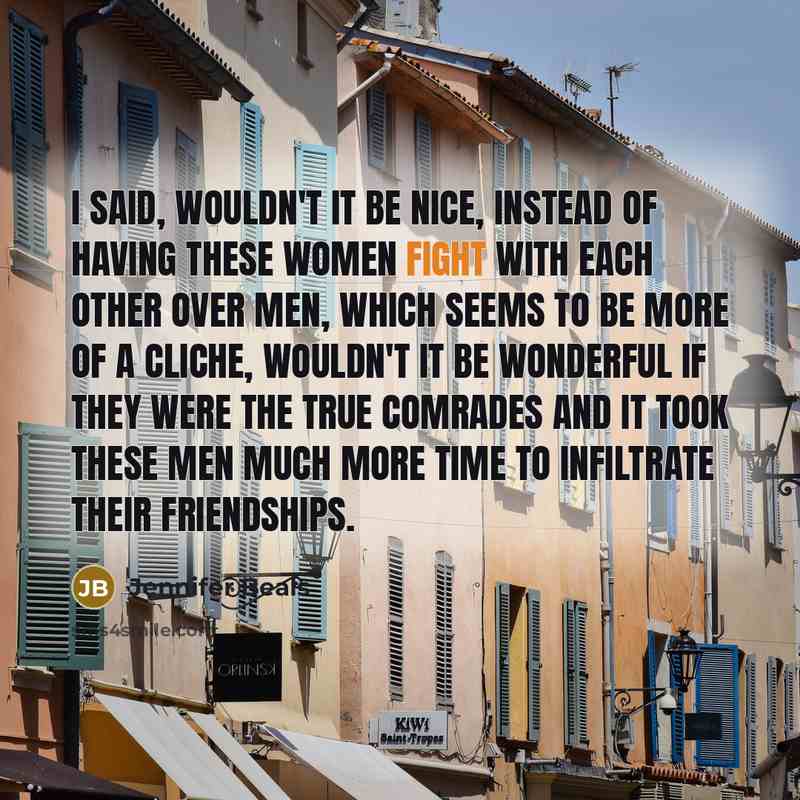 “I said, wouldn't it be nice, instead of having these…” quote by Jennifer Beals