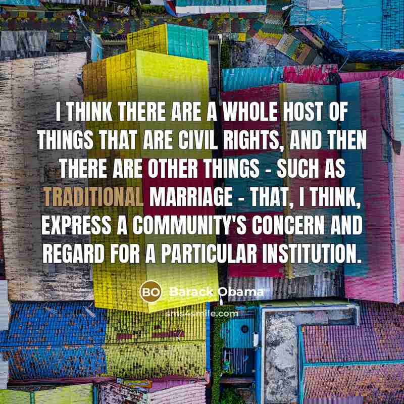 “I think there are a whole host of things that…” quote by Barack Obama