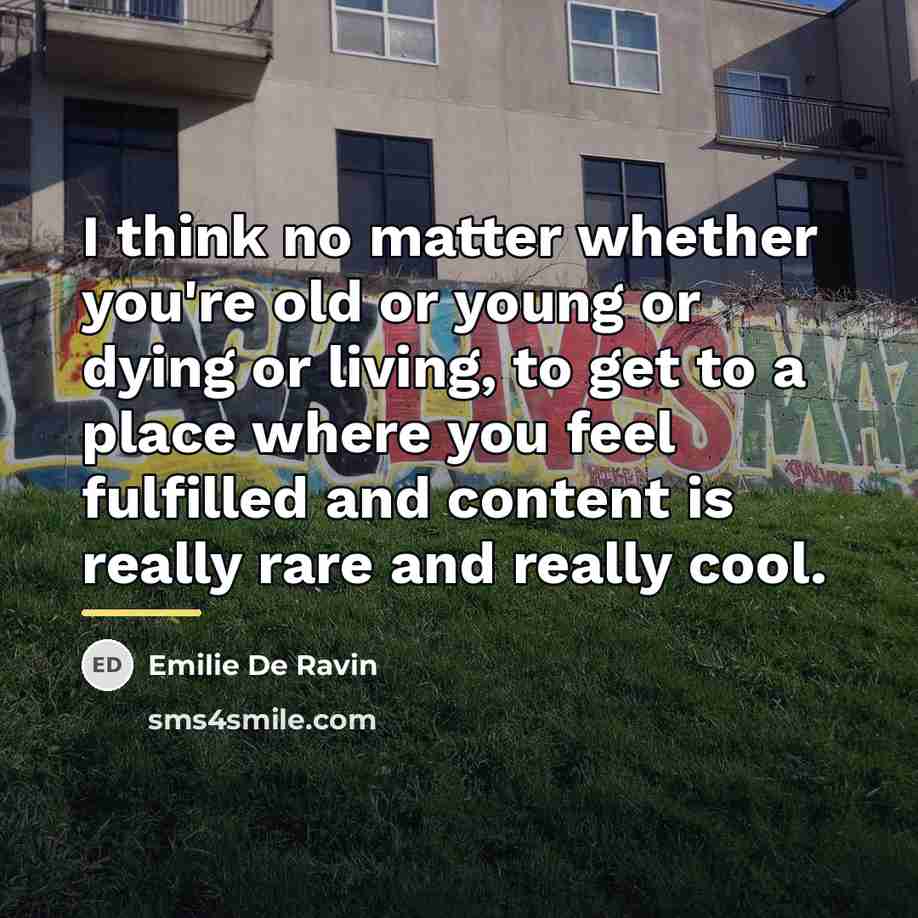“I think no matter whether you're old or young or…” quote by Emilie de Ravin