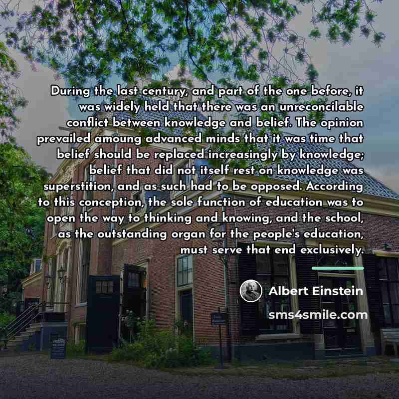 “During the last century, and part of the one before,…” quote by Albert Einstein