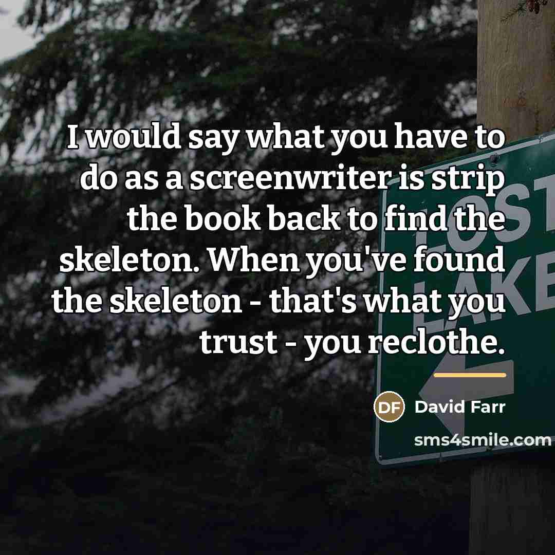 “I would say what you have to do as a…” quote by David Farr