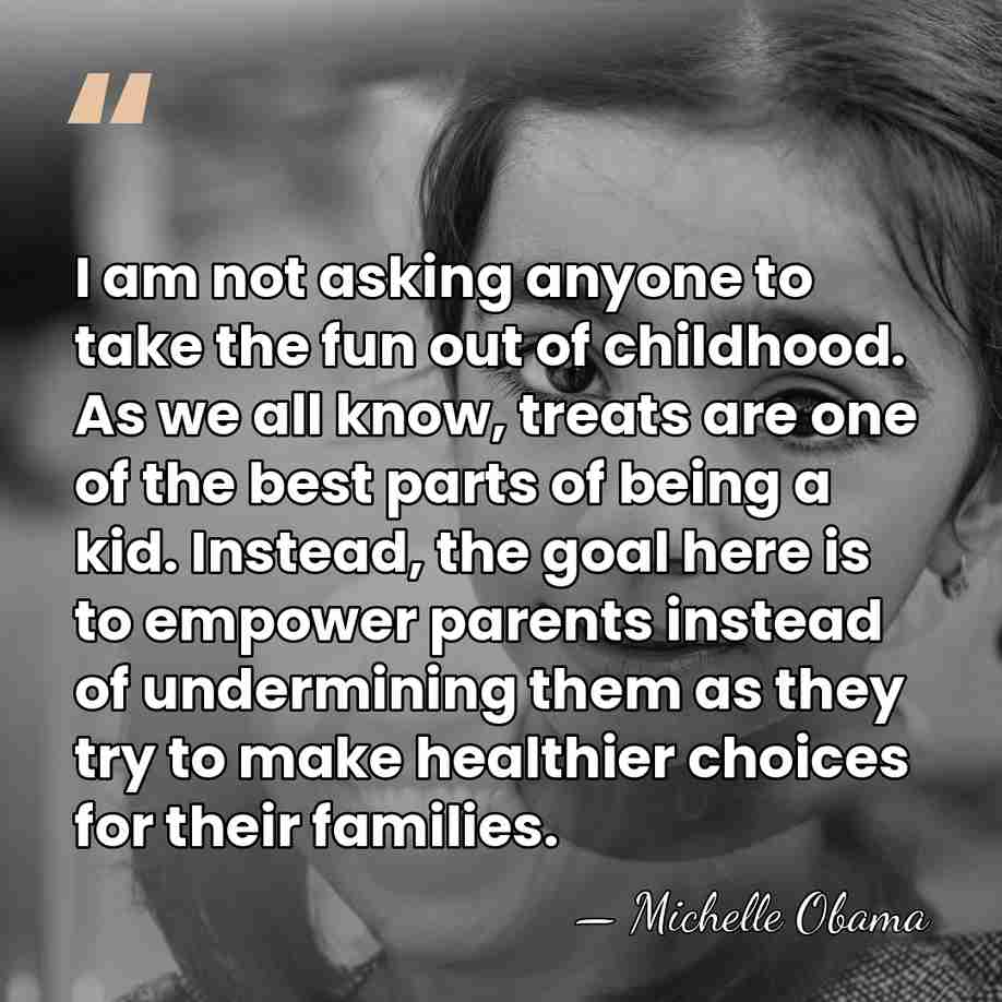 I am not asking anyone to take the fun out of childhood.&hellip; - Michelle Obama