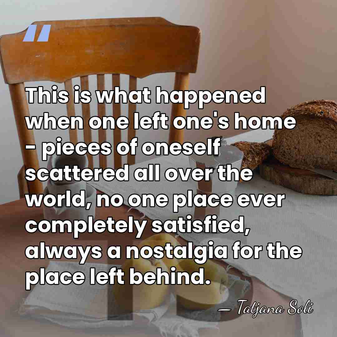 This is what happened when one left one's home - pieces of&hellip; - Tatjana Soli