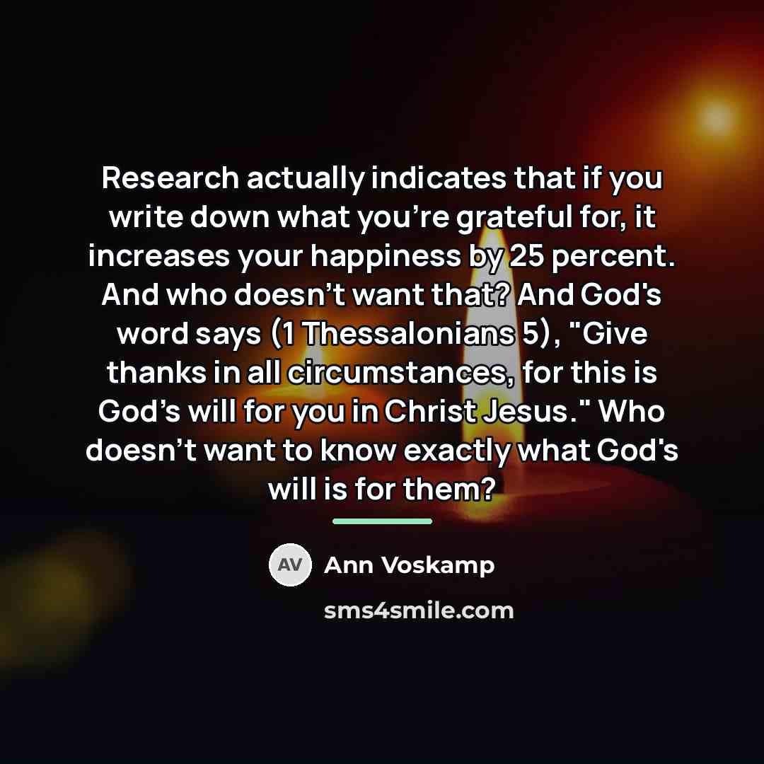 “Research actually indicates that if you write down what you're…” quote by Ann Voskamp