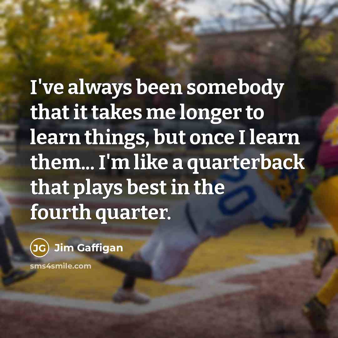 “I've always been somebody that it takes me longer to…” quote by Jim Gaffigan
