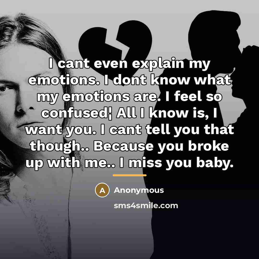 “I cant even explain my emotions. I dont know what…” quote by Anonymous