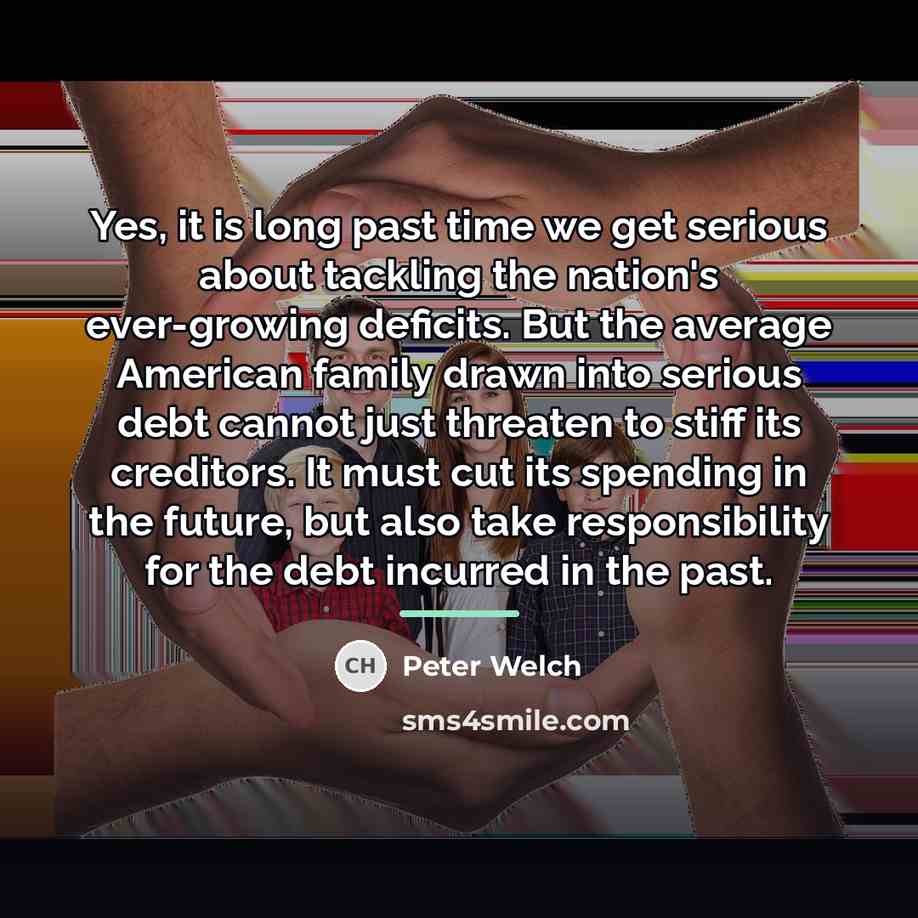 “Yes, it is long past time we get serious about…” quote by Peter Welch