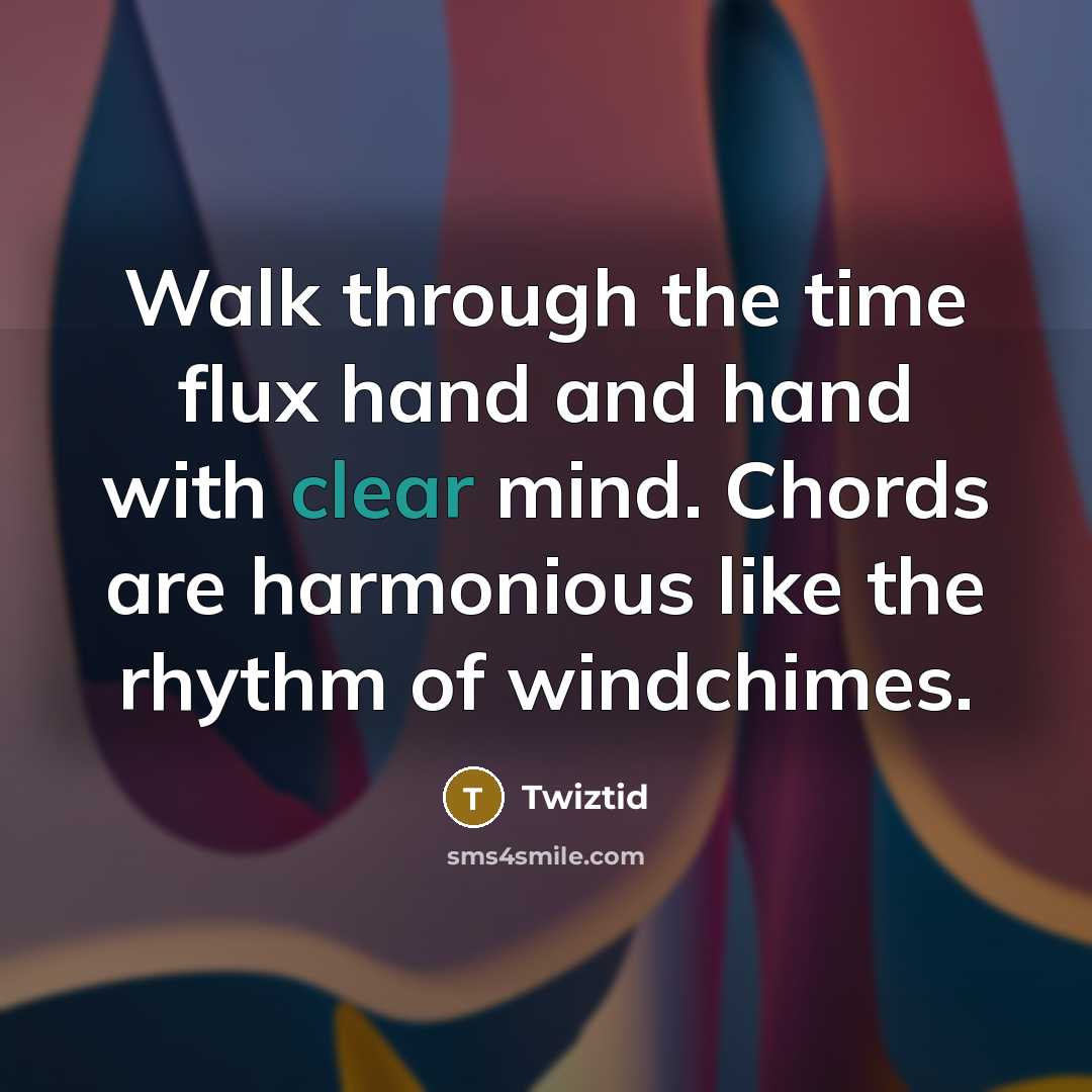 “Walk through the time flux hand and hand with clear…” quote by Twiztid