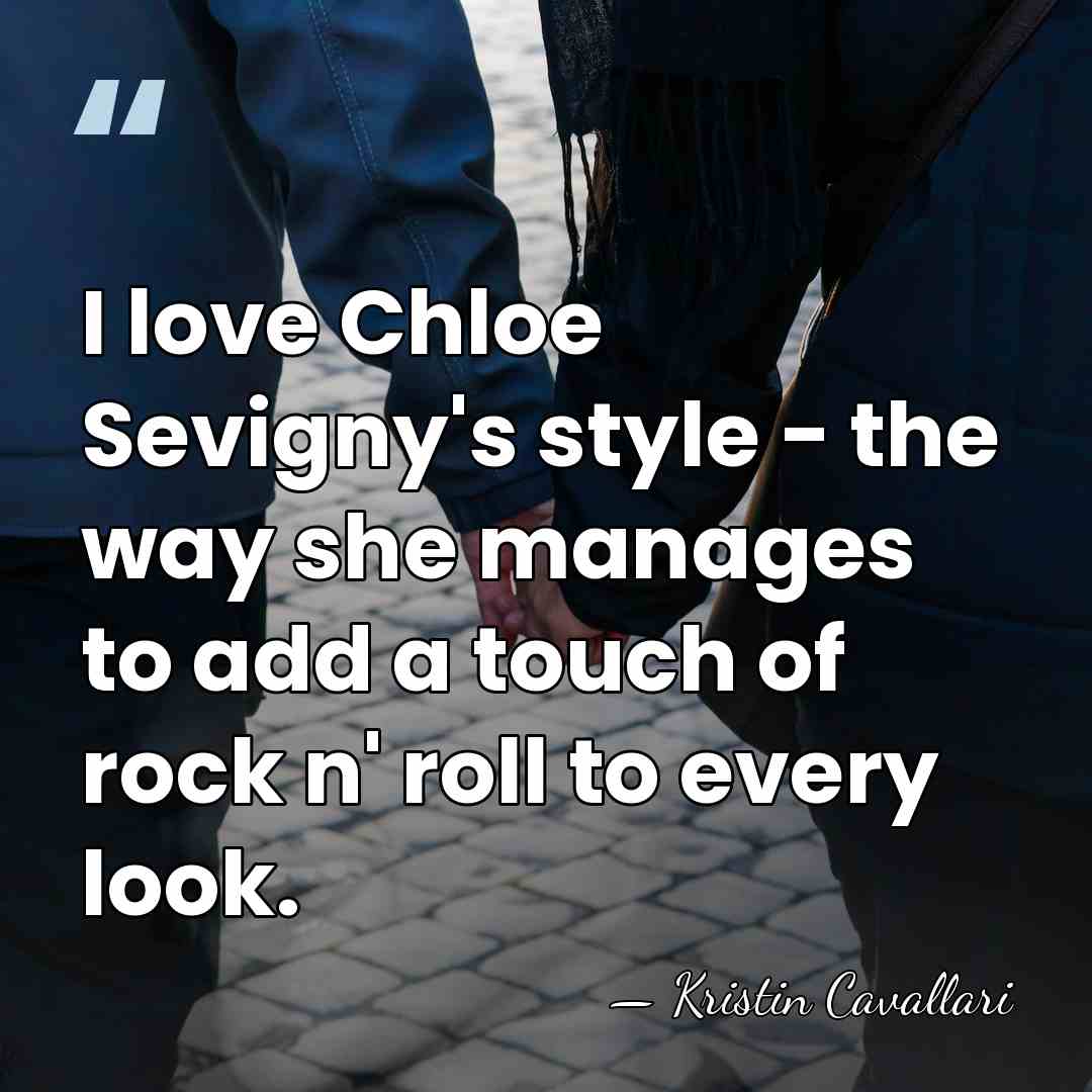 I love Chloe Sevigny's style - the way she manages to add&hellip; - Kristin Cavallari
