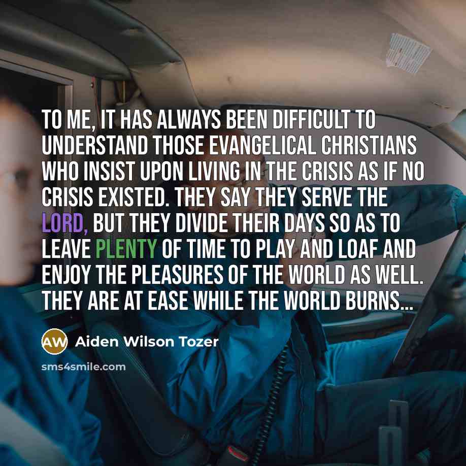 “To me, it has always been difficult to understand those…” quote by Aiden Wilson Tozer