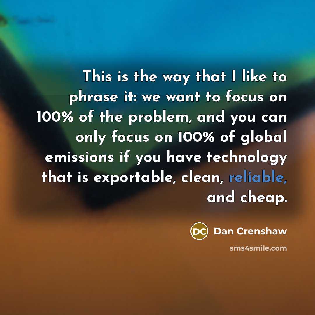 “This is the way that I like to phrase it:…” quote by Dan Crenshaw